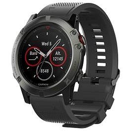 Obrázok Tactical 668 Silikonový Řemínek pro Garmin Fenix 5X/6X QuickFit 26mm Black