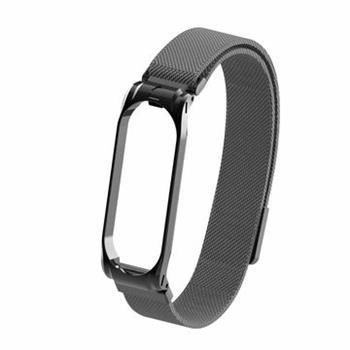 Obrázok Tactical Loop magnetický kovový řemínek pro Xiaomi Mi Band 5 Black (8596311115318)