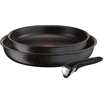 Obrázok TEFAL Súprava panvíc 24 + 28cm s odnímateľnou rukoväťou INGENIO AUTHENTIC (L6719312)