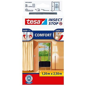 Obrázok Sieťka proti hmyzu tesa Insect Stop Comfort 55910-21, antracitová