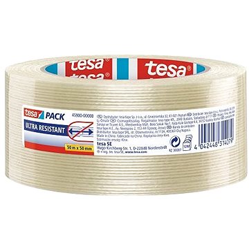 Obrázok tesa ULTRA RESISTANT, podélná vlákna, průhledná, 50m:50mm (45900-00000-00)