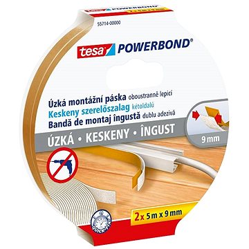 Obrázok Montážna páska Tesa Powerbond 2x5mx9mm