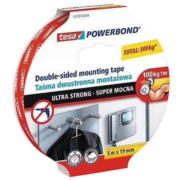 Obrázok Montážna páska TESA Powerbond ultra strong19mm x 5m