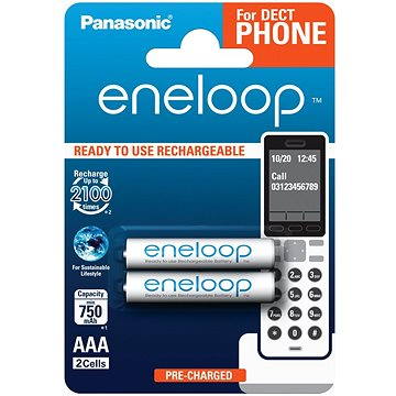 Obrázok Panasonic DECT AAA 4MCCE / 2BE ENELOOP (35049213)