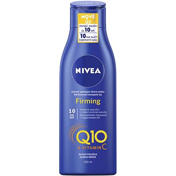 Obrázok NIVEA Výživné telové mlieko Q10 energy+ 250 ml + NIVEA KRÉM DÓZA 75 ML ZDARMA