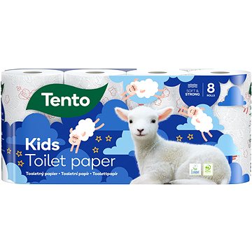 Obrázok TENTO Kids Panda (8ks) (6414301012794)