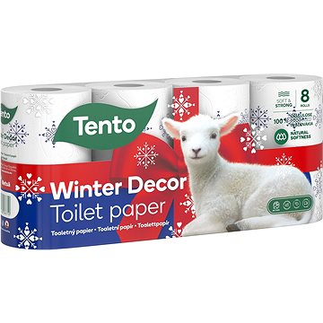 Obrázok TENTO Ellegance Winter Edition Let it snow (8ks) (6414300086710)