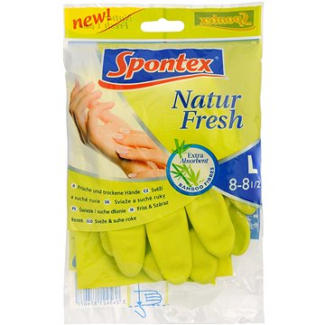 Obrázok SPONTEX Natur Fresh rukavice L (3245421874084)