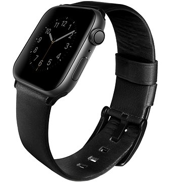 Obrázok Uniq Mondain pro Apple Watch 44mm Midnight černý (UNIQ-44MM-MONBLK)