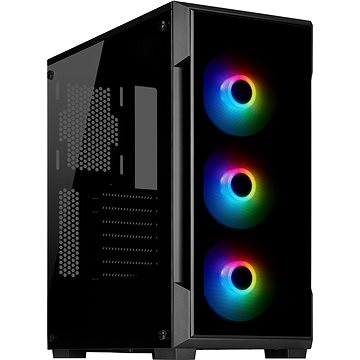 Obrázok Corsair iCUE 220T RGB Tempered Front Glass čierna (CC-9011190-WW)