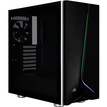 Obrázok Corsair SPEC-06 RGB Carbide Series s průhlednou bočnicí černá (CC-9011146-WW)