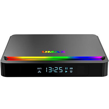 Obrázok UMAX U-Box A9 - S905X3 quad core ARM Cortex A55,4GB RAM,32GB,ARM G31 MP22, HDMIddr, WiFi, BT, Android TV 9.0 Pie, RGB UMM210A9