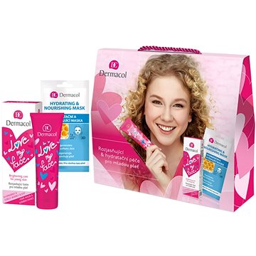 Obrázok DERMACOL Love my face + 3D maska (8595003110907)