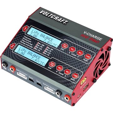 Obrázok Modelárska multifunkčná nabíjačka VOLTCRAFT V-Charge 100 Duo 1388391, 12 V, 230 V, 10 A