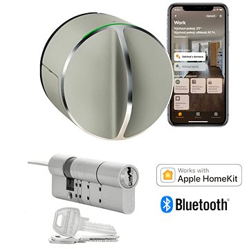 Obrázok Danalock V3 set chytrý zámek včetně cylindrické vložky - Bluetooth & Homekit (DL-01032050)