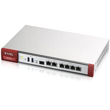 Obrázok Zyxel VPN100 Advanced VPN Firewall, 100x VPN (IPSec/L2TP), 2x WAN, 4x LAN/DMZ, 1x SFP, Wireless Controller, VPN100-EU0101F