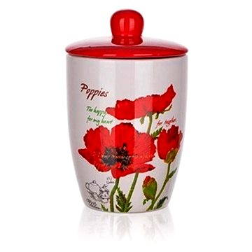 Obrázok Banquet Red Poppy dóza s viečkom 600 ml, 