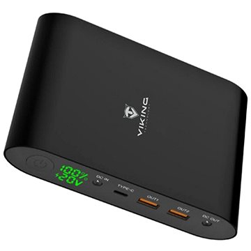 Obrázok VIKING Notebook powerbank Smartech III QC3.0 25000mAh, Černá. Powerbank pro notebook. VSMTIII25B