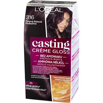 Obrázok Loreal CASTING Creme Gloss 316 Tmavá fialová (3600521334751)