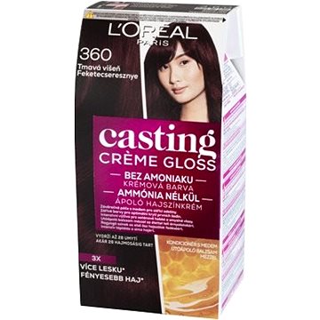 Obrázok Loreal CASTING Creme Gloss 360 Tmavá višňa (3600521367087)