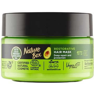 Obrázok Nature Box Avocado intenzívna regeneračná maska pre poškodené vlasy  200 ml