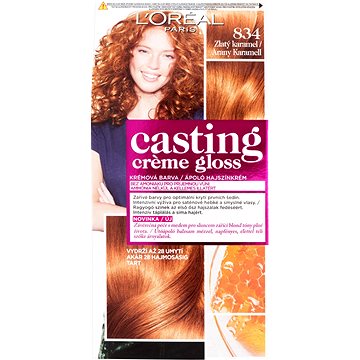 Obrázok Loreal CASTING Creme Gloss 834 Medená zlatá blond (3600521334959)