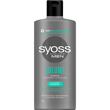 Obrázok Syoss Men Volume šampón pre normálne až jemné vlasy 500 ml