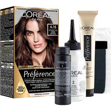 Obrázok L'ORÉAL PARIS recitál Préférence Caracas 4.15 / M1 intenzívny ledovo čokoládová (3600010013389)