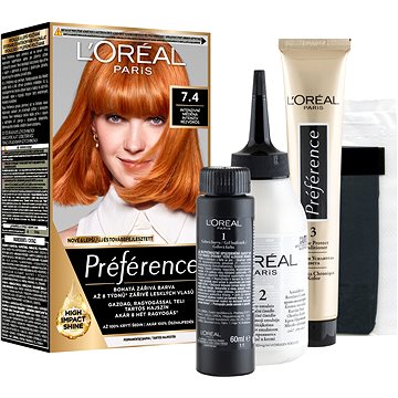 Obrázok L'ORÉAL PARIS Feri Préférence Mango 74 intenzívny medená (3600521434734)