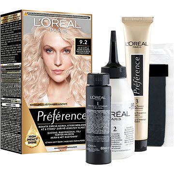 Obrázok L'ORÉAL PARIS Feri Préférence 92 veľmi svetlá blond dúhová (3600521434765)