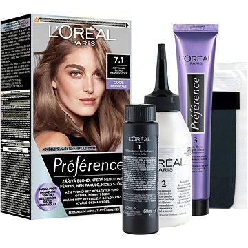 Obrázok L'ORÉAL PARIS recitál Préférence Island 7.1 blond popolavá (3600521917541)