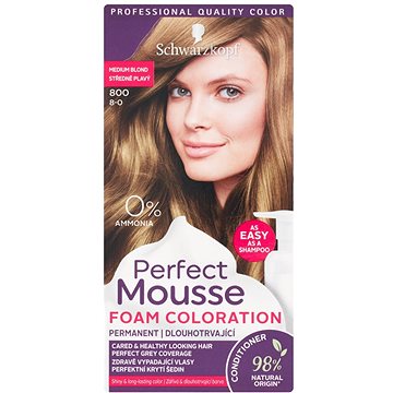 Obrázok SCHWARZKOPF PERFECT MOUSE 800 - Stredne plavý 35 ml (3838824222769)