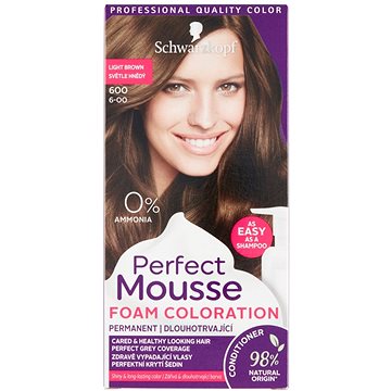 Obrázok SCHWARZKOPF PERFECT MOUSE 600 - Svetlo hnedý 35 ml (3838824222844)