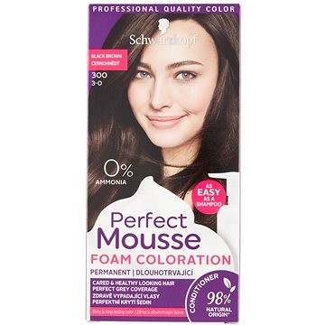 Obrázok SCHWARZKOPF PERFECT MOUSE 300 - Čiernohnedý 35 ml (3838824222981)