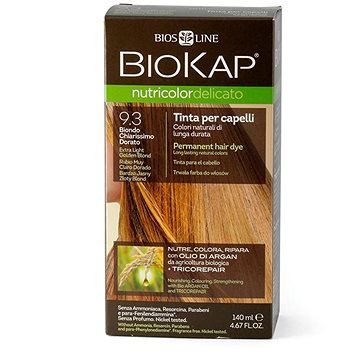 Obrázok BIOKAP Nutricolor Delicato Extra Light Golden Blond Gentle Dye 9.30 140 ml (8030243011251)