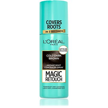 Obrázok L'Oréal Paris Magic Retouch sprej pre okamžité zakrytie odrastov odtieň Cold Dark Brown 75 ml