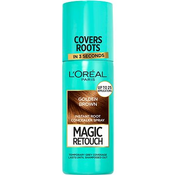 Obrázok L'Oréal Paris Magic Retouch sprej pre okamžité zakrytie odrastov odtieň Golden Brown 75 ml