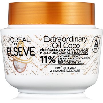 Obrázok ĽORÉAL PARIS Elseve Huile Extraordinaire Coco maska 300 ml (3600523524778)