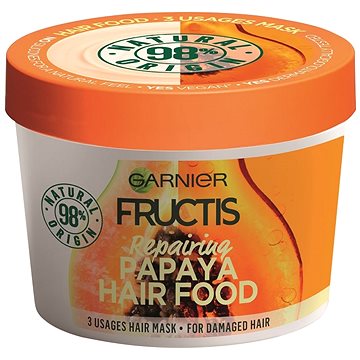 Obrázok GARNIER Fructis Papaya Hair Food 390 ml (3600542137492)