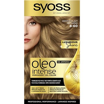 Obrázok SYOSS Oleo Intense 8-60 Medově plavý 50 ml (9000101086652)