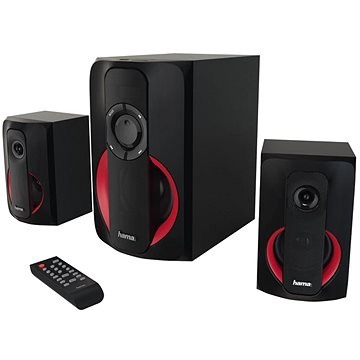 Obrázok Hama 2.1 Sound systém PR-2180. čierna/červená