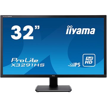 Obrázok 32'' iiyama X3291HS-B1: IPS, FullHD, 250cd/m2, 5ms, VGA, DVI, HDMI, černý X3291HS-B1