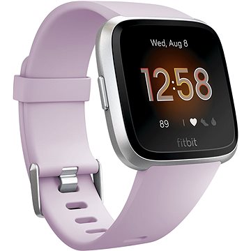 Obrázok Fitbit Versa Lite Lilac/Silver Aluminum (FB415SRLV)