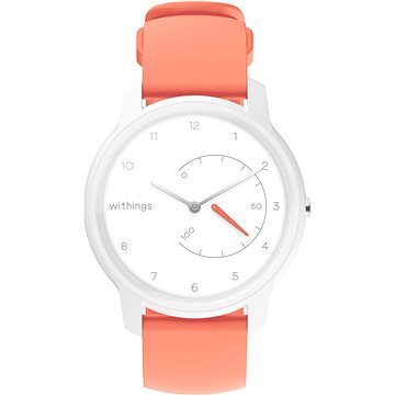 Obrázok Withings Move - White / Coral (3700546705229)