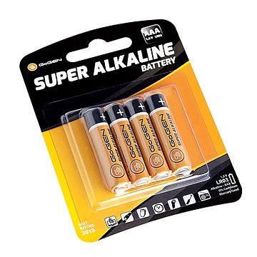 Obrázok Gogen AAA LR03 Super Alkaline 4 (GOGR03ALKALINE4)