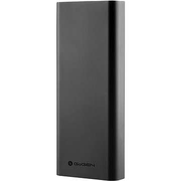 Obrázok GoGEN 20000 mAh, vstup mikro USB 5V/2A, vstup Lightning 5V/1A, výstup USB1 5V/1A, USB2 5V/2,1A, šedá (PB200004GR)