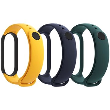 Obrázok Xiaomi Mi Band 5 řemínky Blue,Yellow,Green 6934177724046