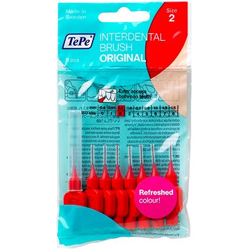 Obrázok TEPE 0,5MM INTERDENTAL ČERVENÉ 8KS