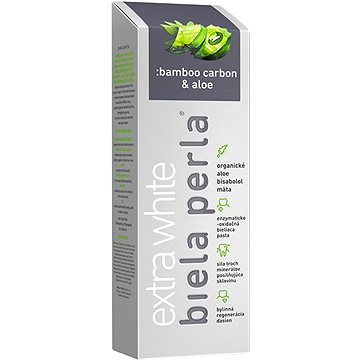 Obrázok BIELA PERLA Extra White Bamboo Carbon a Aloe 75 ml (8588000716272)