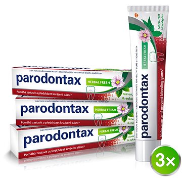 Obrázok Parodontax Herbal Fresh zubná pasta proti krvácaniu ďasien 3x75 ml